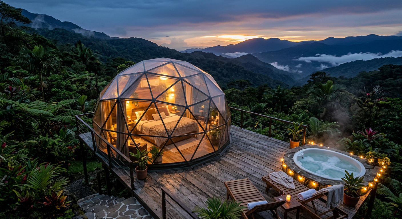 Cloud Dome Suite at Luxury Camp