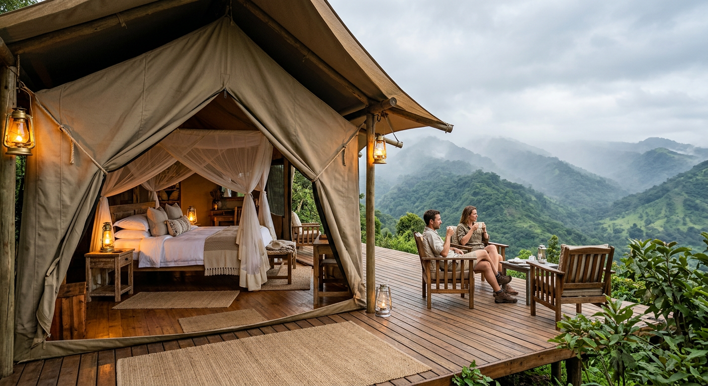 Safari Lodge Tent at Luxury Camp